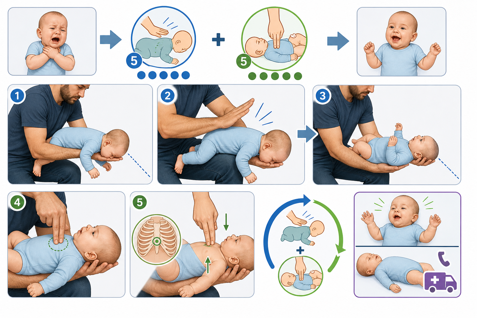 manobra de Heimlich adaptada