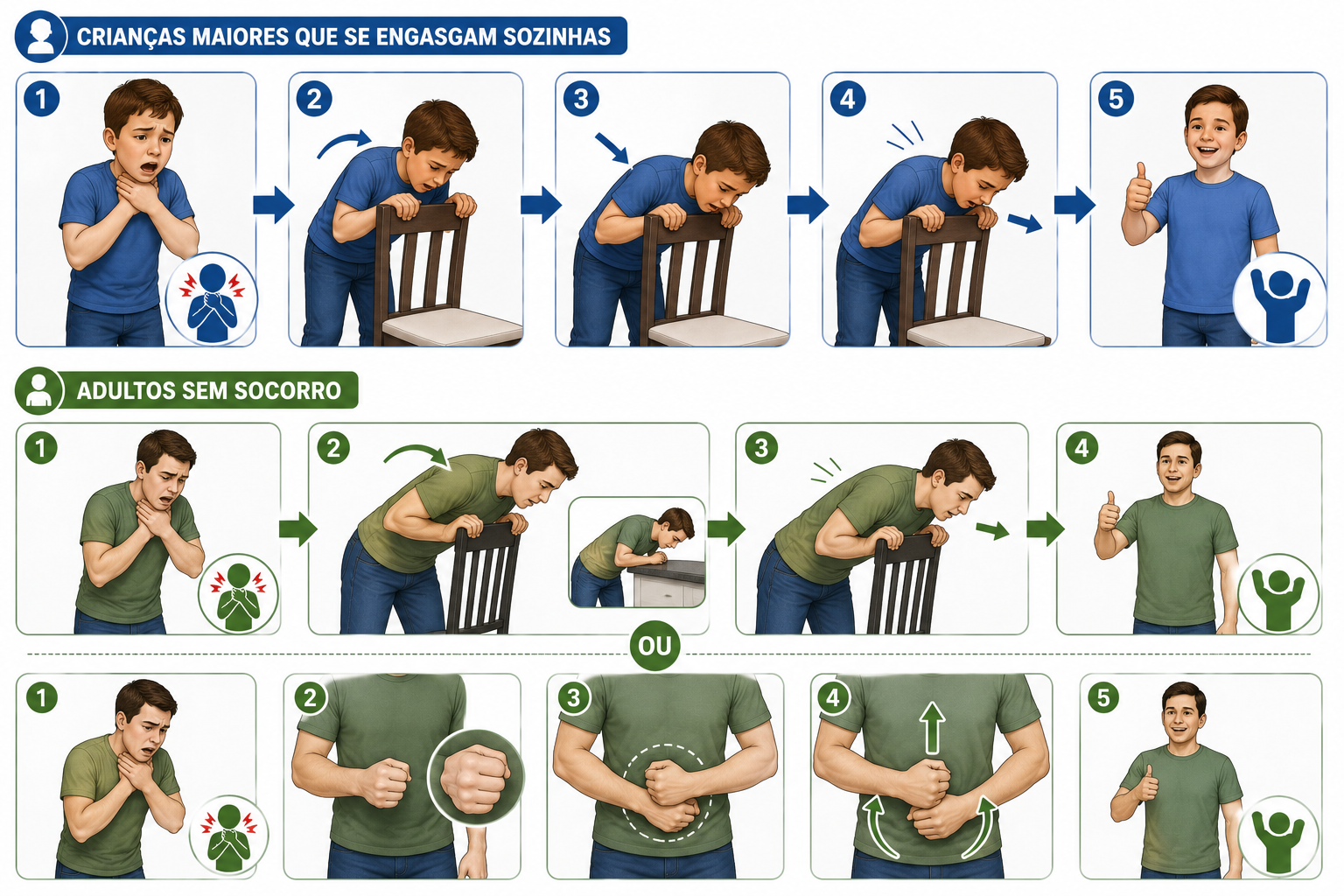 manobra de Heimlich adaptada